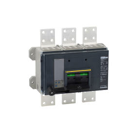 Schneider Electric Molded Case Circuit Breaker; 3-Pole; 1600A; 600VAC; 35kA @ 480VAC; Bus Bar (no lugs); UL 489